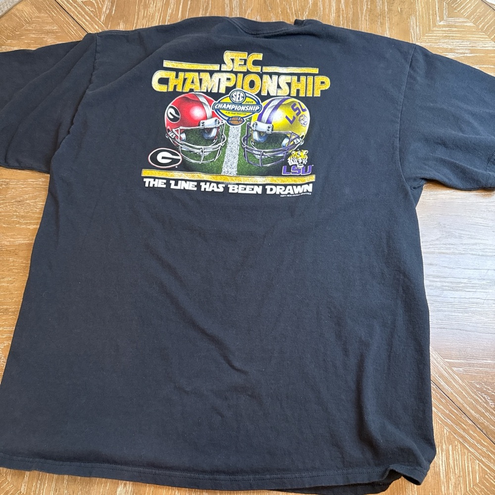 2011 SEC Championship UGA LSU T Shirt